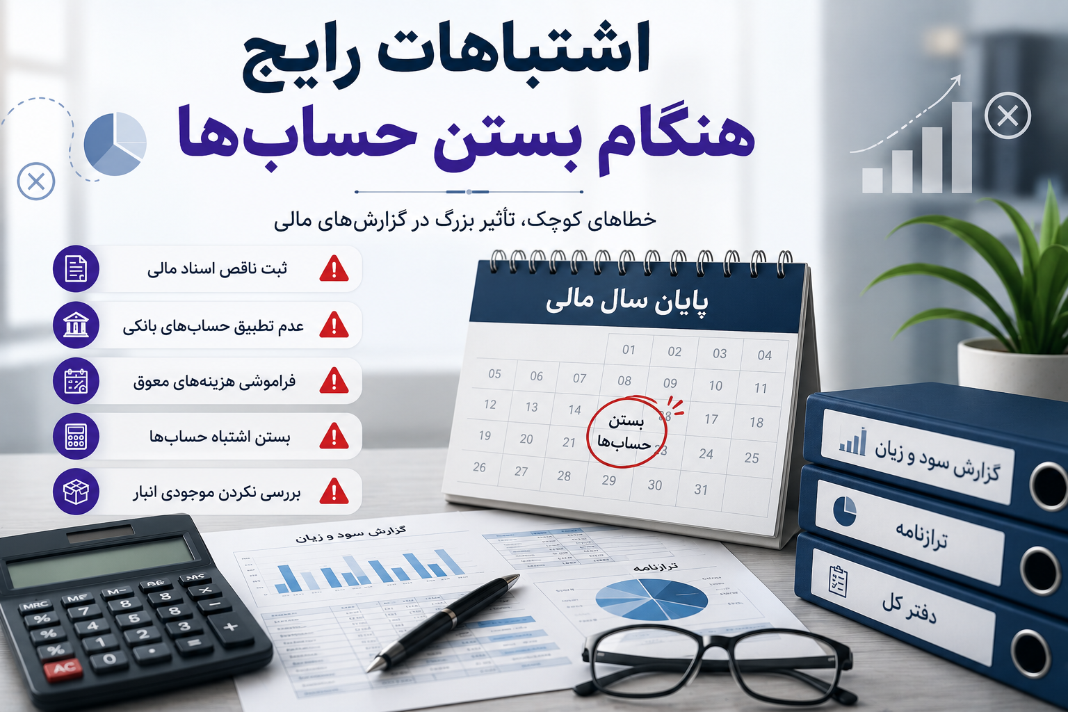 اشتباهات رایج هنگام بستن حسابها چیست