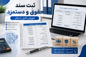 ثبت سند حقوق و دستمزد